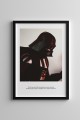 Dekoratif Darth Vader Siyah Çerçeveli Tablo