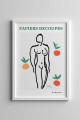 Dekoratif Matisse İnsan Beyaz Çerçeveli Tablo