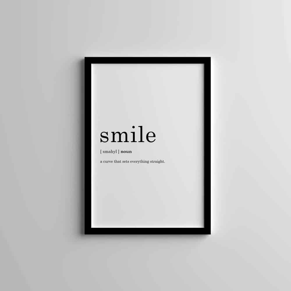 Dekoratif İkili Home-Smile Siyah Çerçeveli Tablo