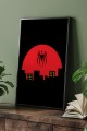 Dekoratif Spider Man Siyah Çerçeveli Tablo