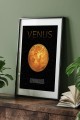 Dekoratif Venüs Siyah Çerçeveli Tablo