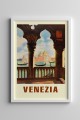 Dekoratif Venezia Beyaz Çerçeveli Tablo