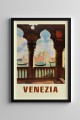 Dekoratif Venezia Siyah Çerçeveli Tablo